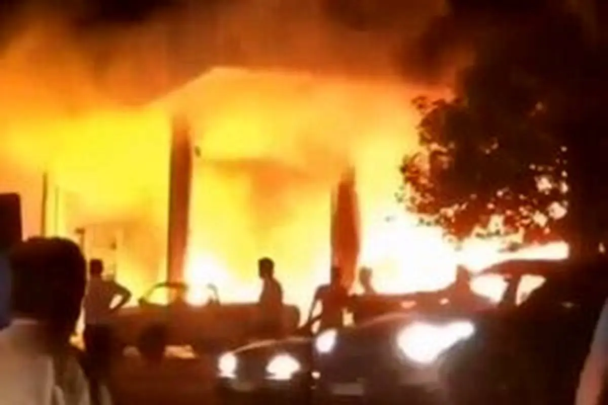 فوری/ انفجار پمپ بنزین در خیابان پیروزی تهران