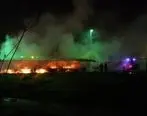 آتش سوزی در مهمانسرای شرکت ره آوران فنون پتروشیمی