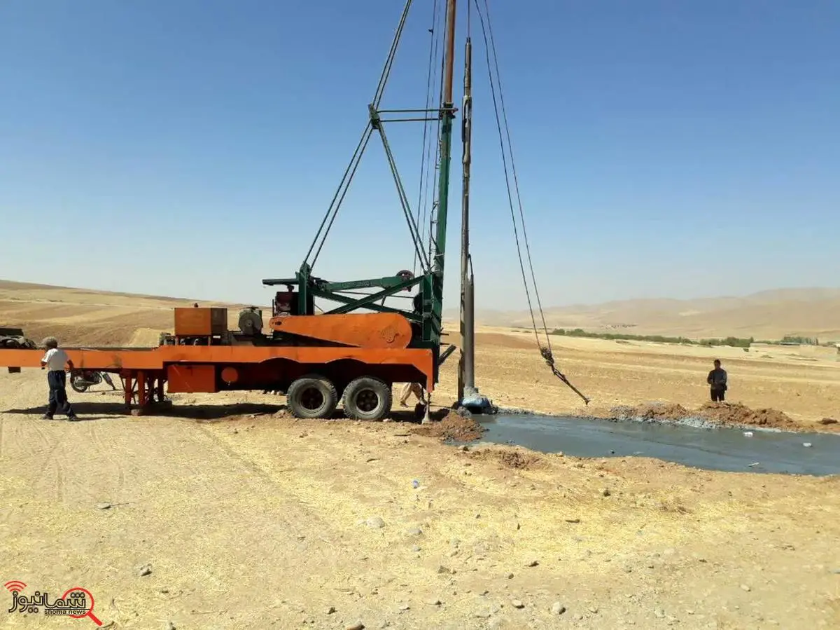 چاه آب شرب روستای الفاوت ملایر وارد مدار بهره برداری شد