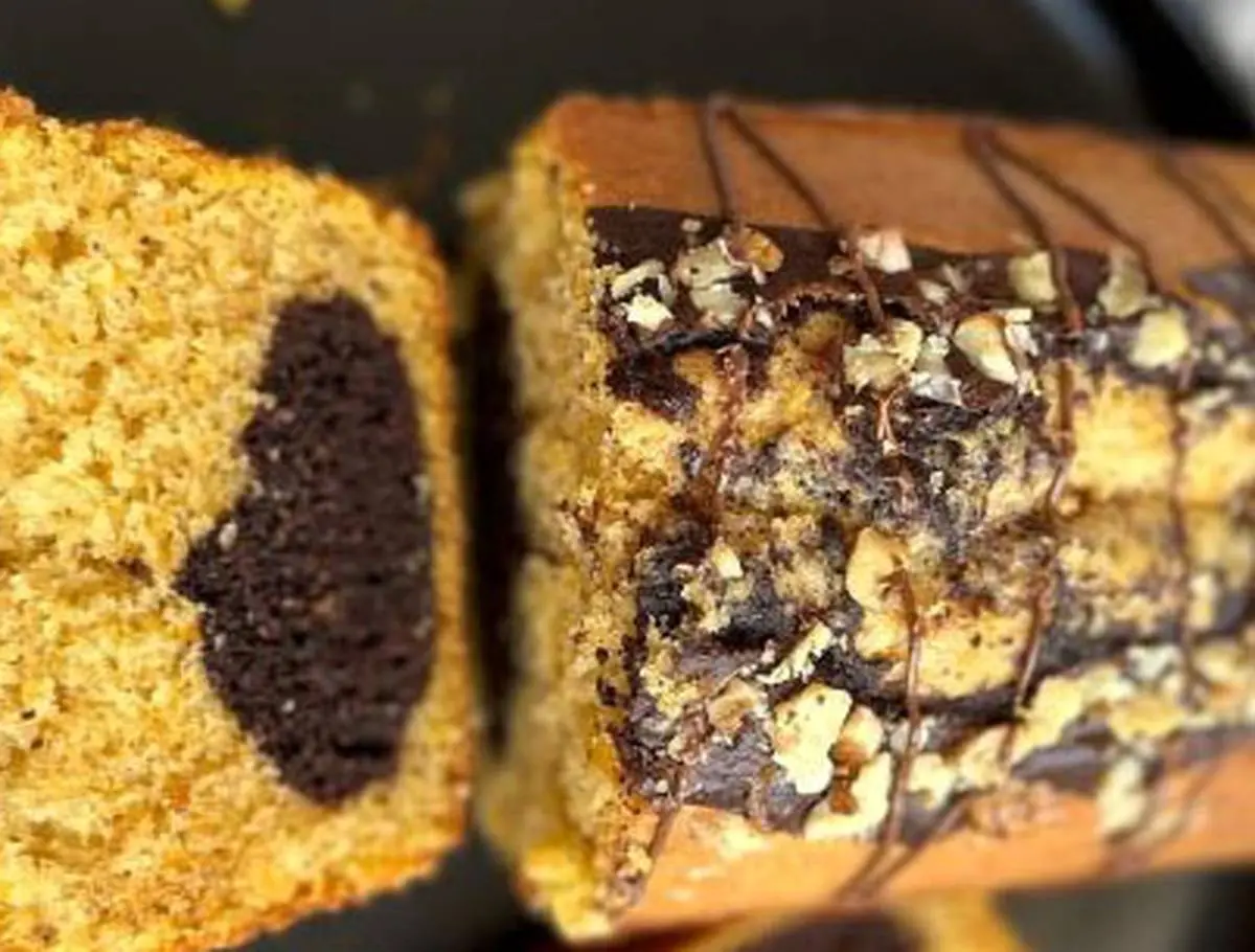 (ویدئو) طرز تهیه بهترین کیک کاکائویی بادامی