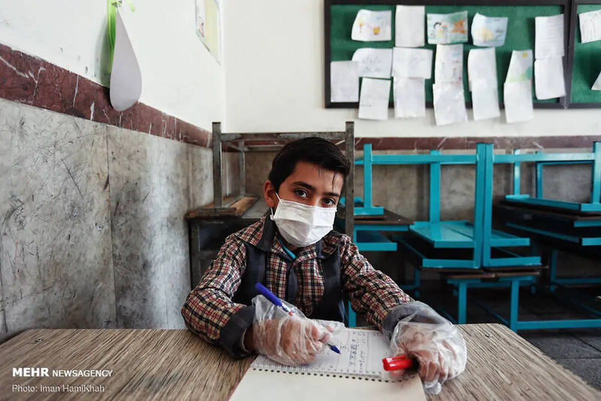 گزارشی از اولین روز بازگشایی مدارس در تهران