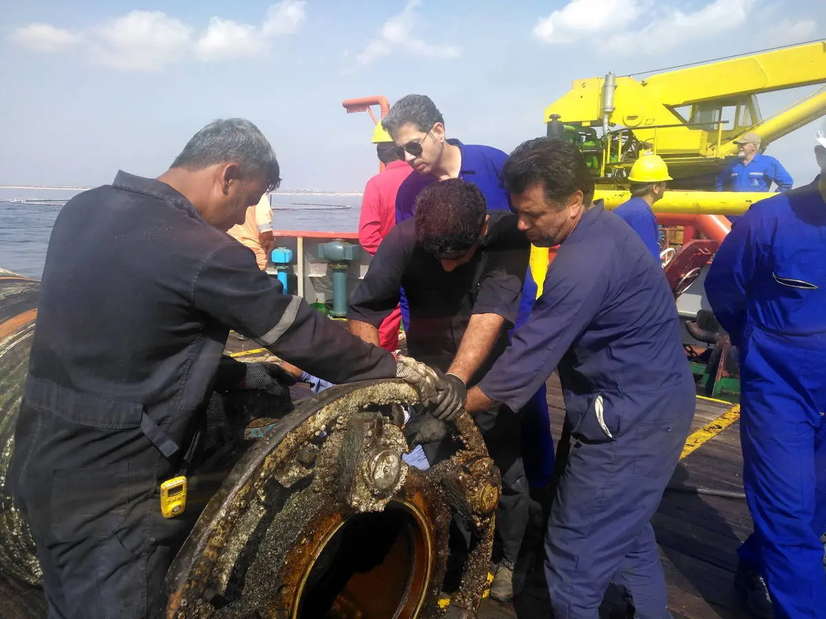 تعمیر و تعویض موفقیت‌آمیز شیرهای گوی شناور صادرات نفت‌خام در منطقه لاوان