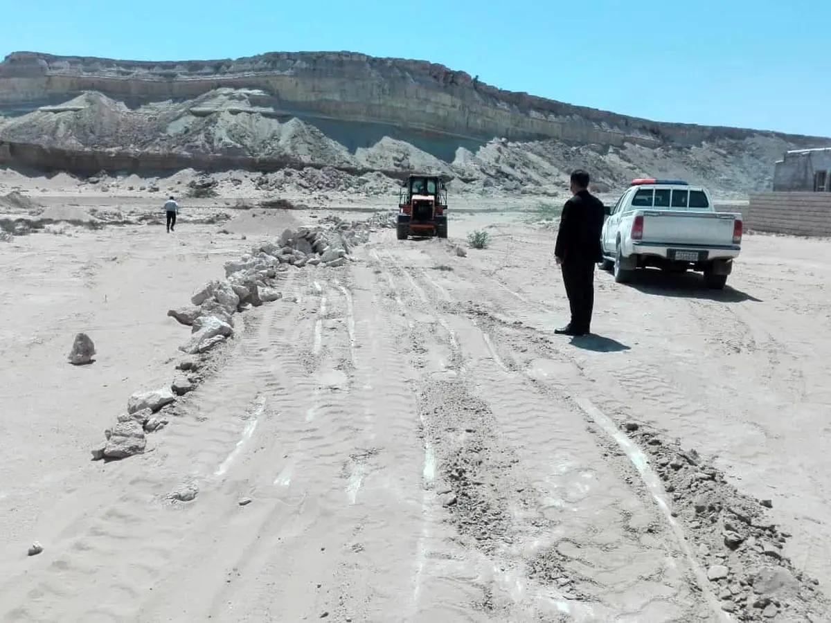 رفع تصرف اراضی ملی به ارزش بیش از 5 میلیارد ریال در روستای دفاری