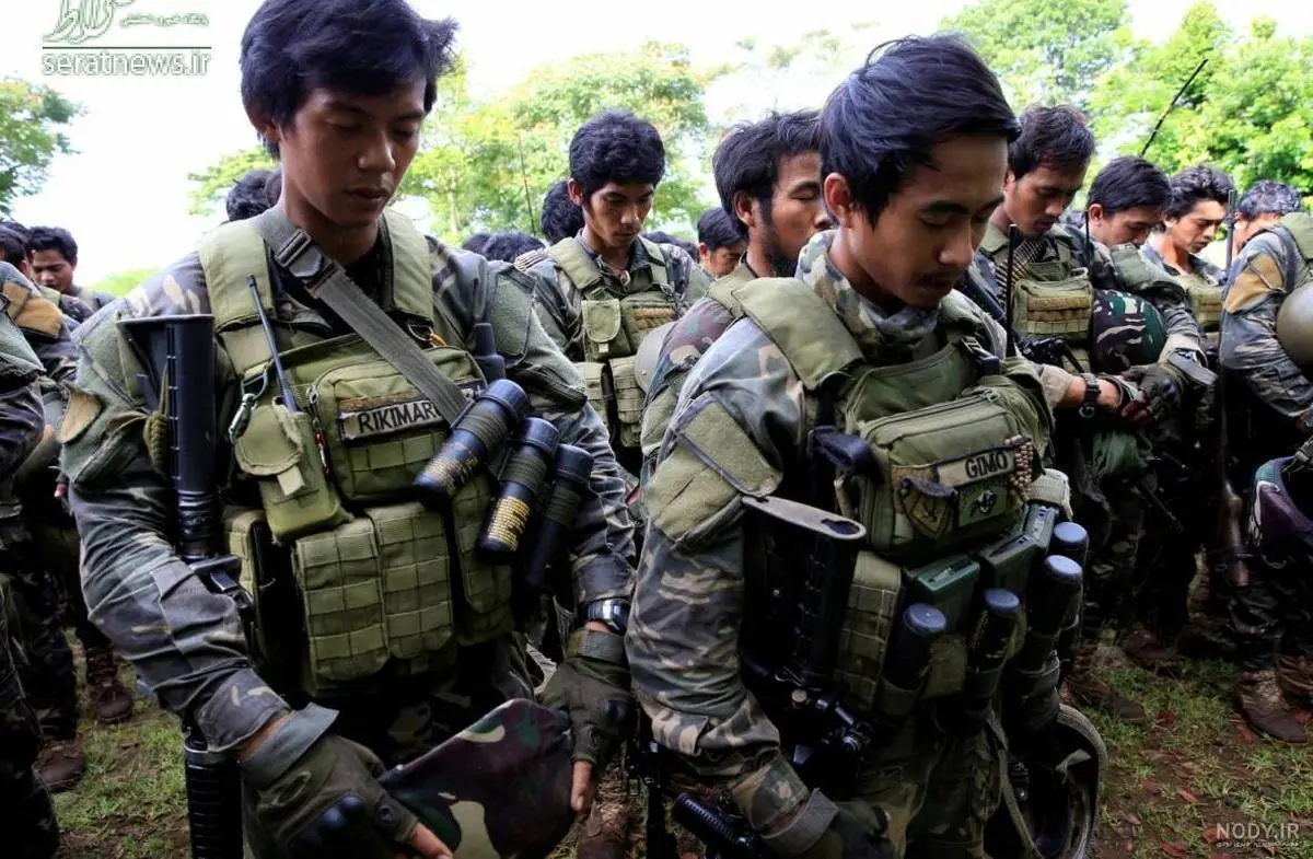 چالشی عجیب و خنده دار برای سربازان فیلیپینی + فیلم