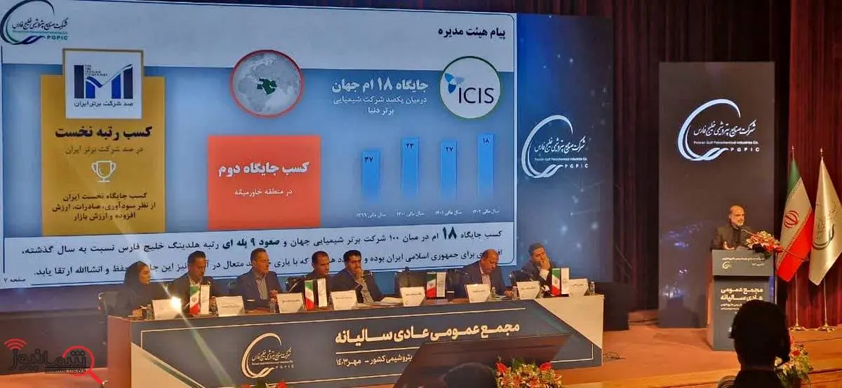  رشد چشمگیر تولید و کسب جایگاه هجدهم در بین شرکت‌های پتروشمی برتر جهان 

