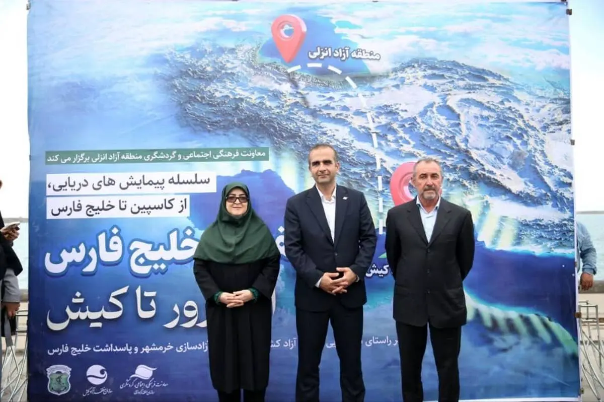 رویداد ملی «سفیران خلیجفارس» با مشارکت پیشکسوت گیلانی قایقرانی و پاروزنی از فارور تا کیش