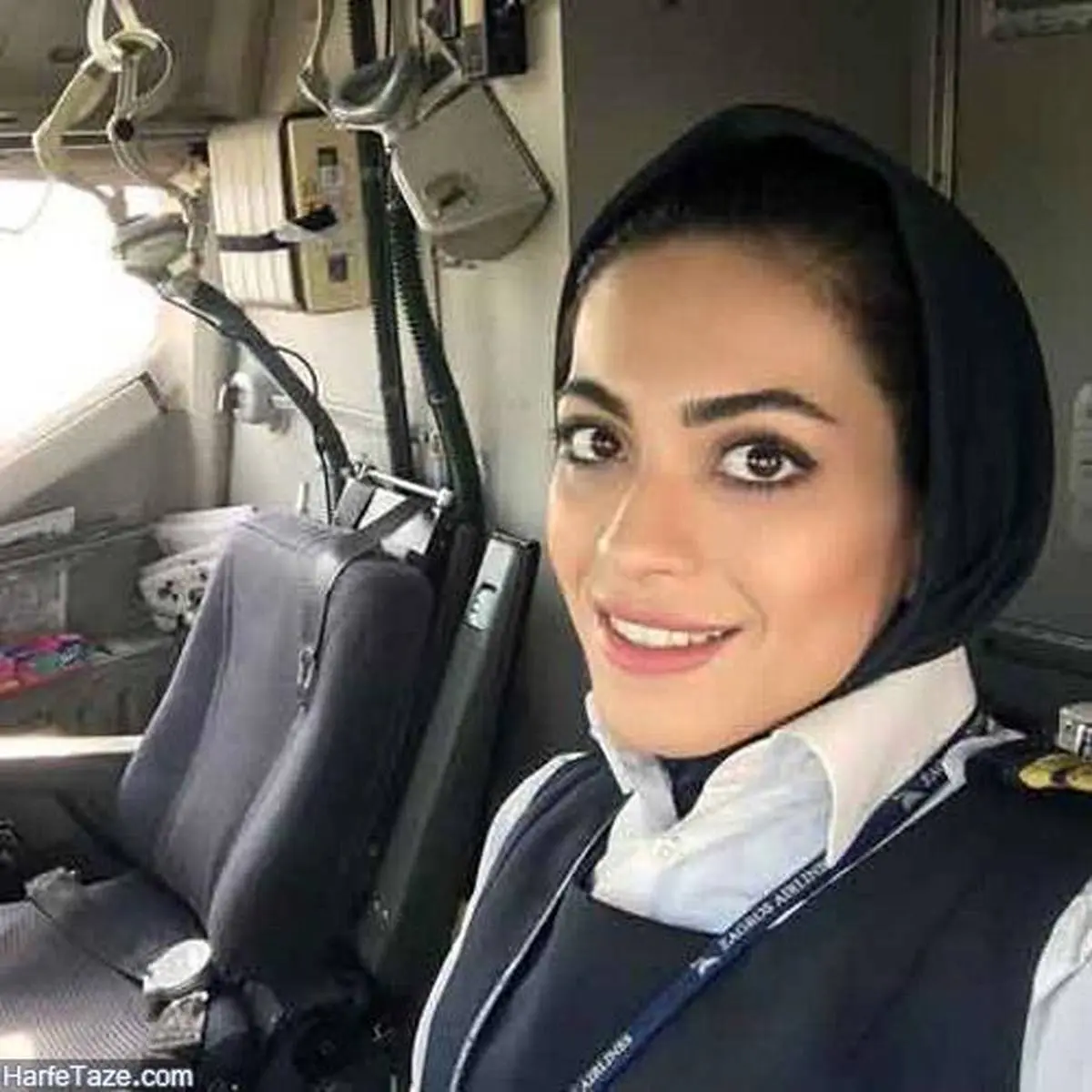نشاط جهانداری اولین خلبان زن ایرانی  + بیوگرافی و تصاویر