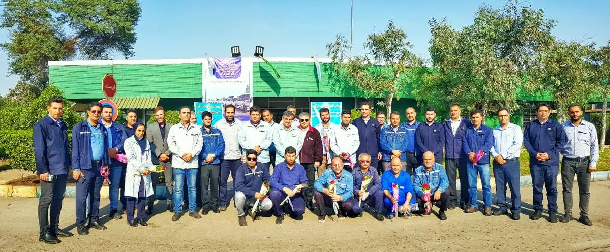 دیدار معاون منابع انسانی و امور اجتماعی شرکت فولاد خوزستان با کارکنان واحدهای حمل و نقل سبک و سنگین