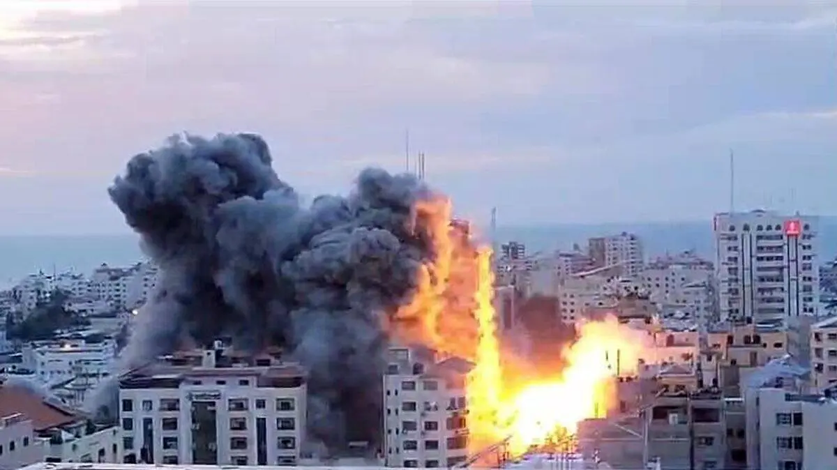 آتش و خاکستر بمباران اسرائیلی ها در جنوب غزه + فیلم