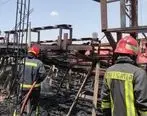 آتش سوزی شدید در سیرک شیراز