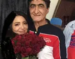 واکنش همسر جوان ناصر محمدخانی به بیماری او  | ناصر محمدخانی زنده است کم ما را آزار دهید 