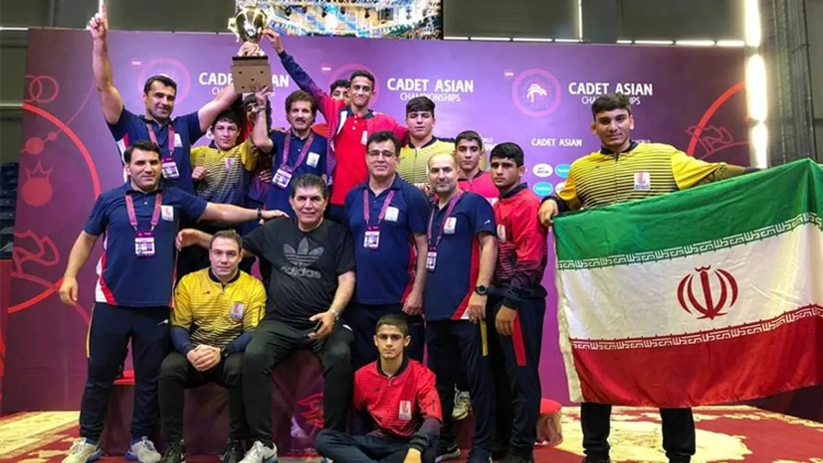 تبریک بانک‌پاسارگاد به‌مناسبت قهرمانی تیم ملی کشتی فرنگی نوجوانان در رقابت های آسیایی قزاقستان
