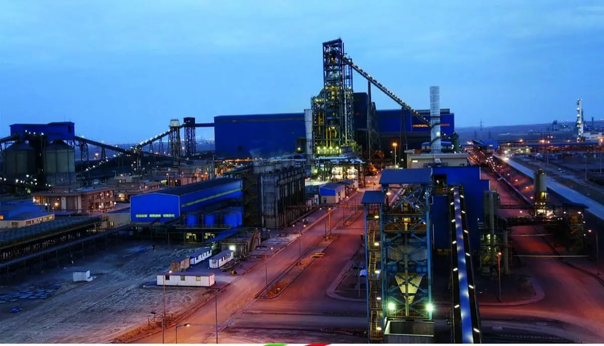 رکورد جدید کارخانه تولید آهن اسفنجی چادرملو 