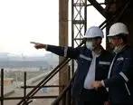 بازدید میدانی مدیرعامل جدید شرکت صبا فولاد خلیج فارس از کارخانه در اولین حضور