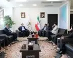  دیدار مدیرکل صدا و سیمای مرکز گیلان با مدیرعامل سازمان منطقه آزاد انزلی