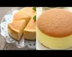 طرز تهیه چیزکیک ژاپنی یا کیک پنیر پنبه ای (کیک پنبه ای)