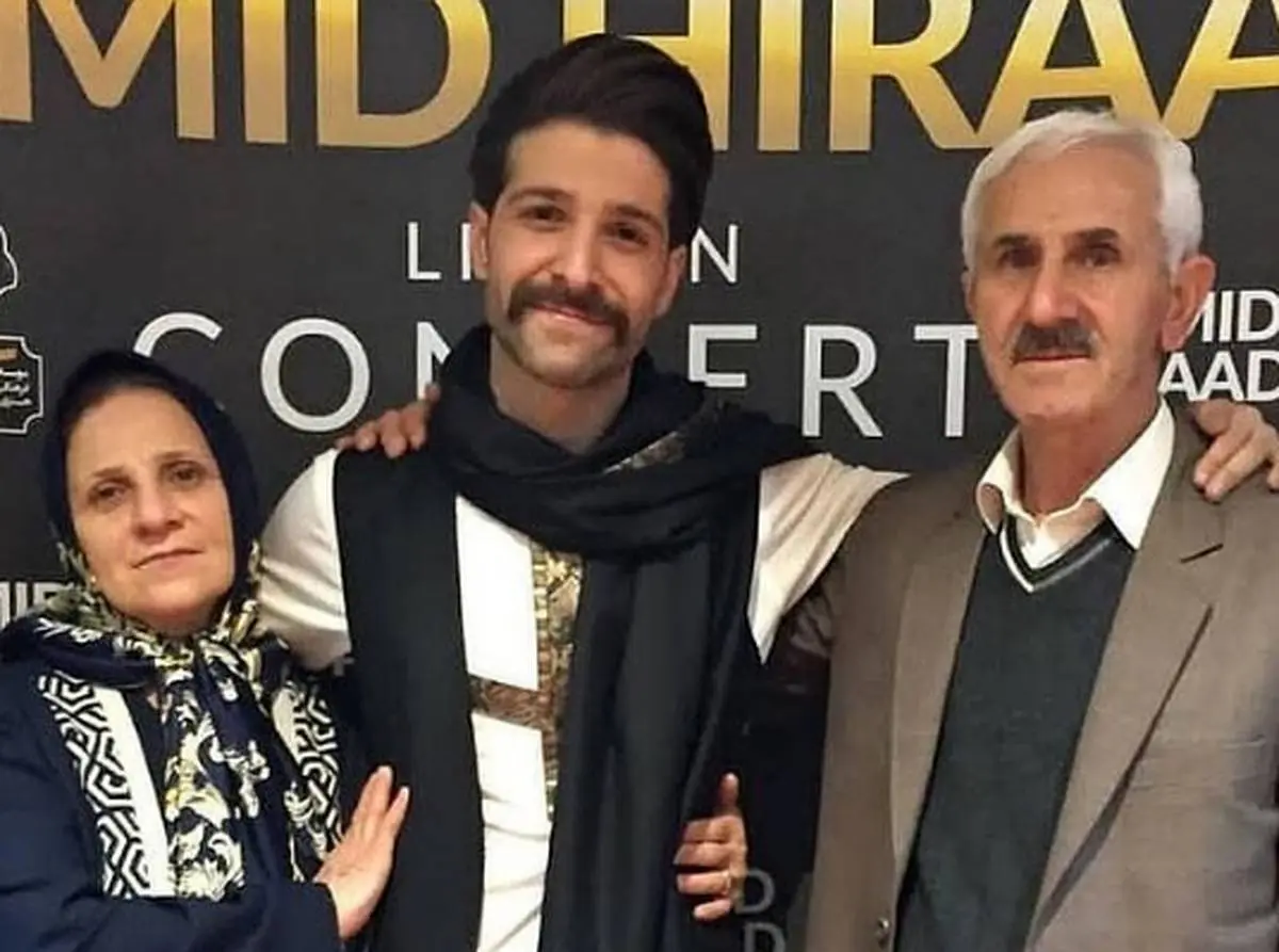 شباهت عجیب حمید هیراد به پدر و مادرش + عکس