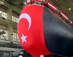 اردوغان از اولین زیردریایی بومی ترکیه رونمایی کرد+عکس