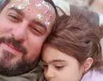  دلبری دختر محسن کیایی از پدرش | عکس عاشقانه محسن کیایی و دخترش همه را مبهوت کرد 