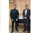 دیدار مدیر بیمه سرمد استان خوزستان با مدیر شعب بانک صادرات این استان