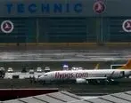 وقوع حادثه برای هواپیمای مسافربری در فرودگاه استانبول