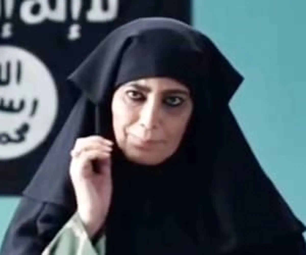 قیافه واقعی ابتسام بغلانی فرمانده زن داعشی سریال سقوط | این عکس ابتسام بغلانی است 