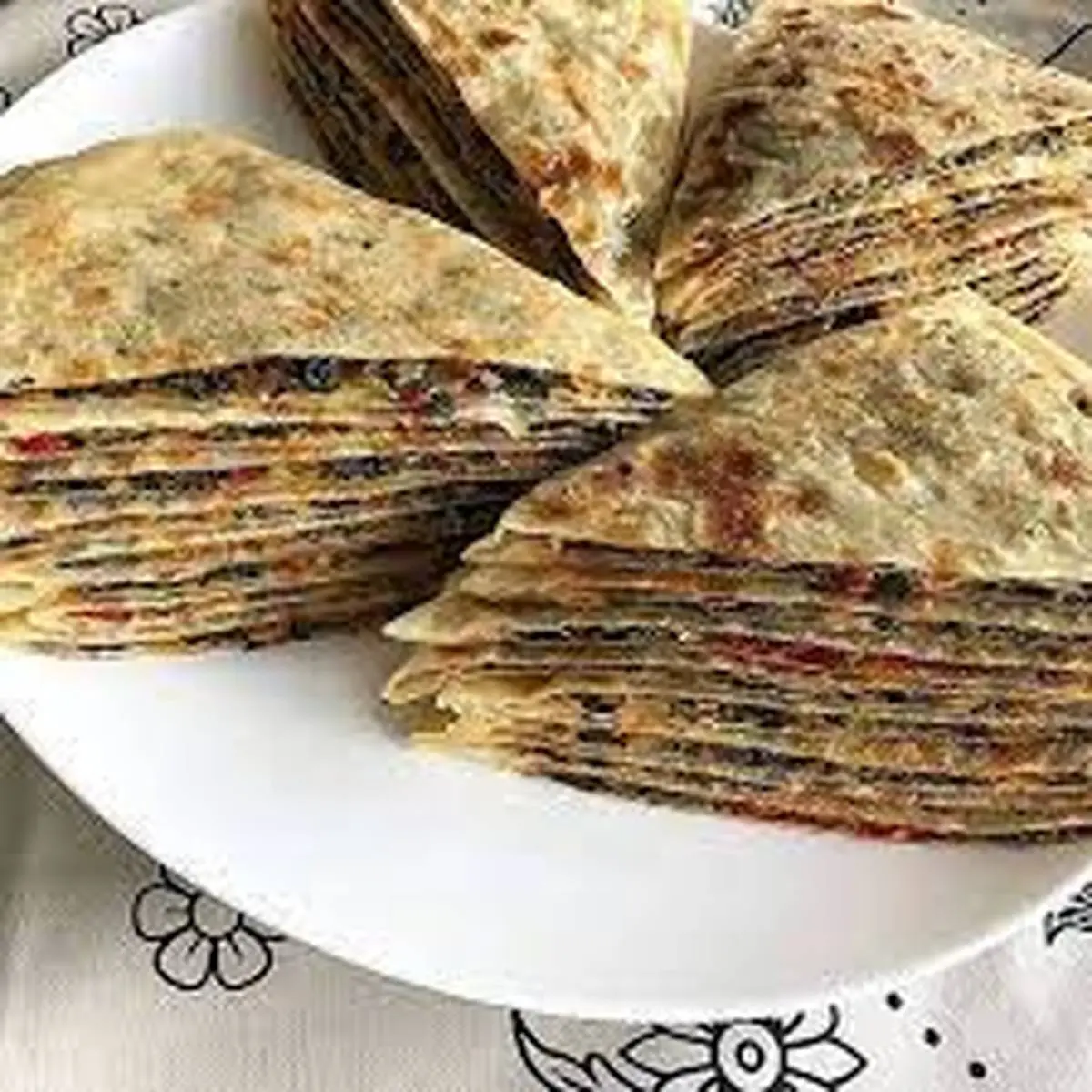 طرز درست کردن گوزلمه اسفناج ترکیه ایی