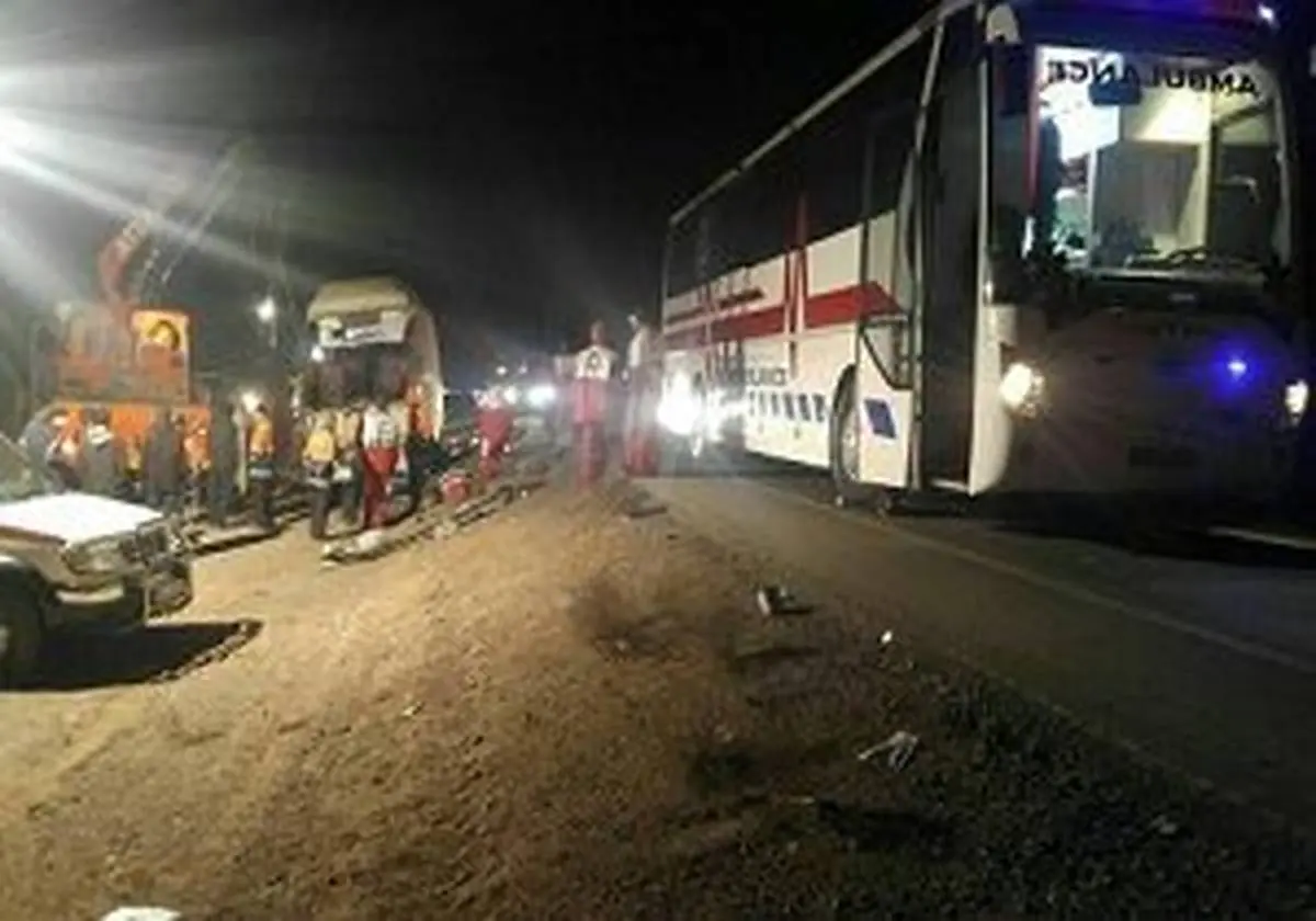 جزئیات تصادف مرگبار اتوبوس در خراسان جنوبی