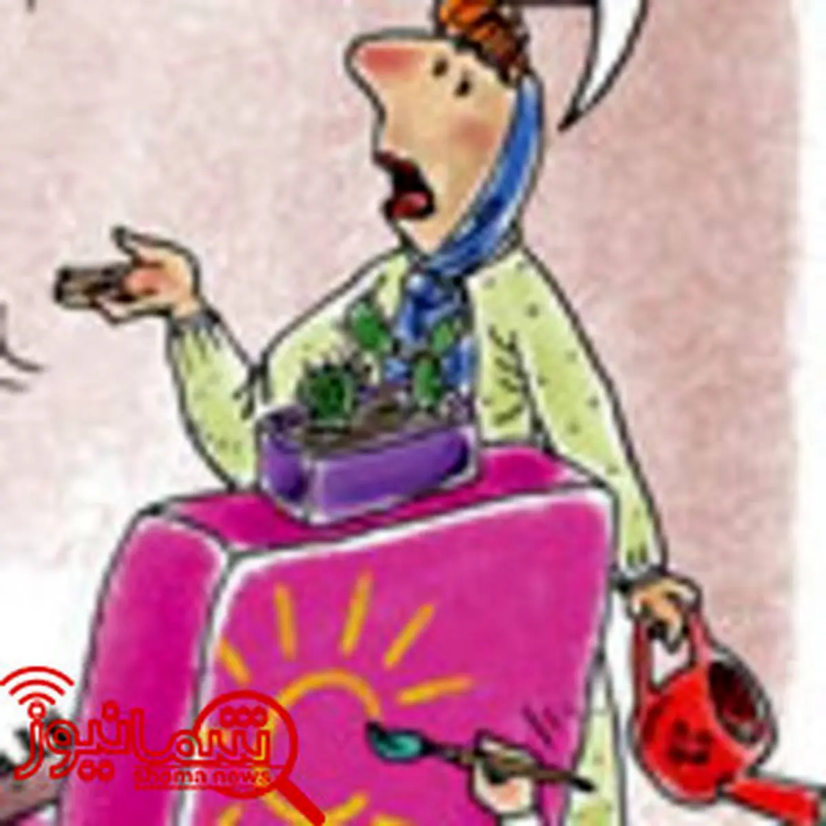 کاریکاتور؛ اینم گردشگری به سبک تلویزیون!