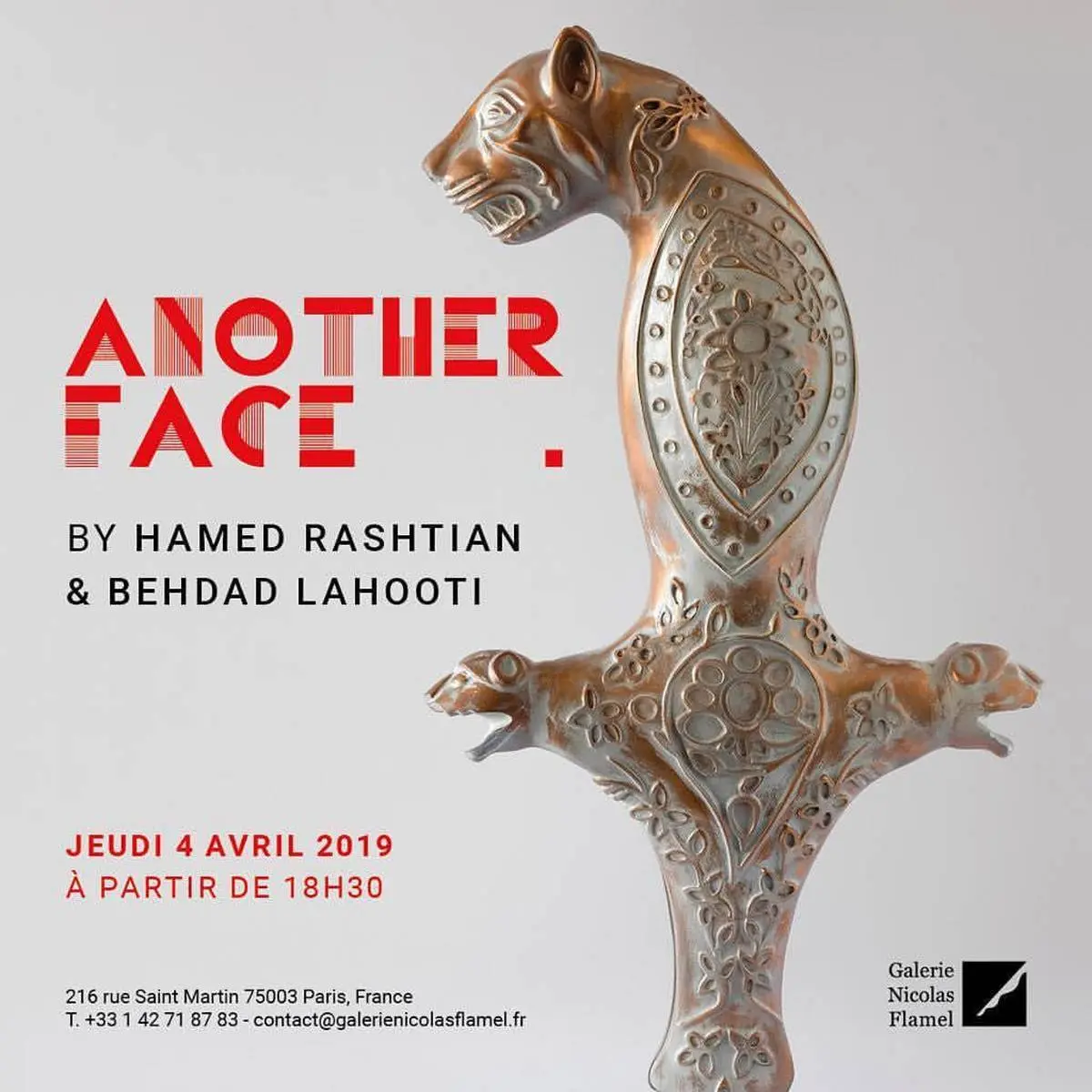 نمایشگاه «چهره دیگر» از آثار دو مجسمه‌ساز ایرانی در گالری «نیکولا فلامل» پاریس برپا شد