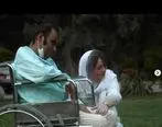 ببینید | آخرین لحظه عاشقانه از رضا داوود نژاد و همسرش غزل بدیعی در بیمارستان |  پدر رضا داوود نژاد مبهوت عشق عروسش شد