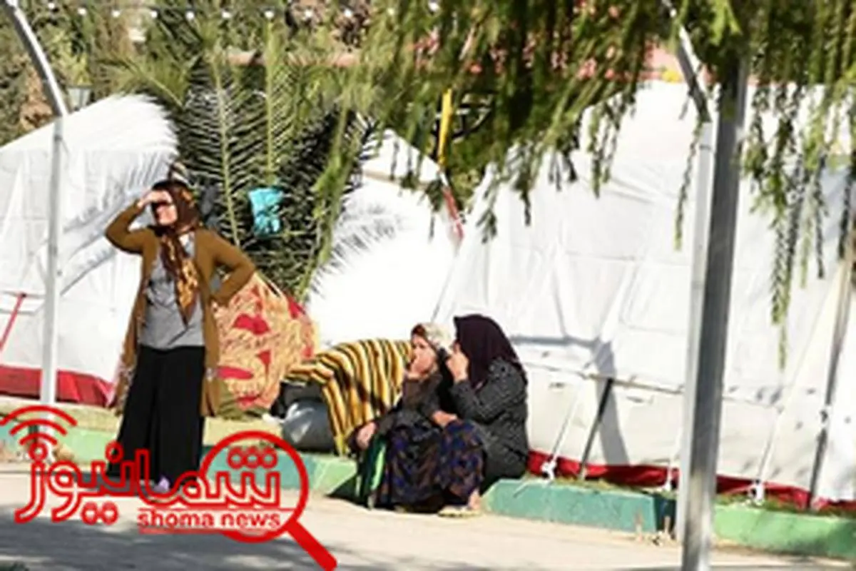 دزدان چادرهای اهدایی به زلزله زدگان دستگیرشدند +عکس