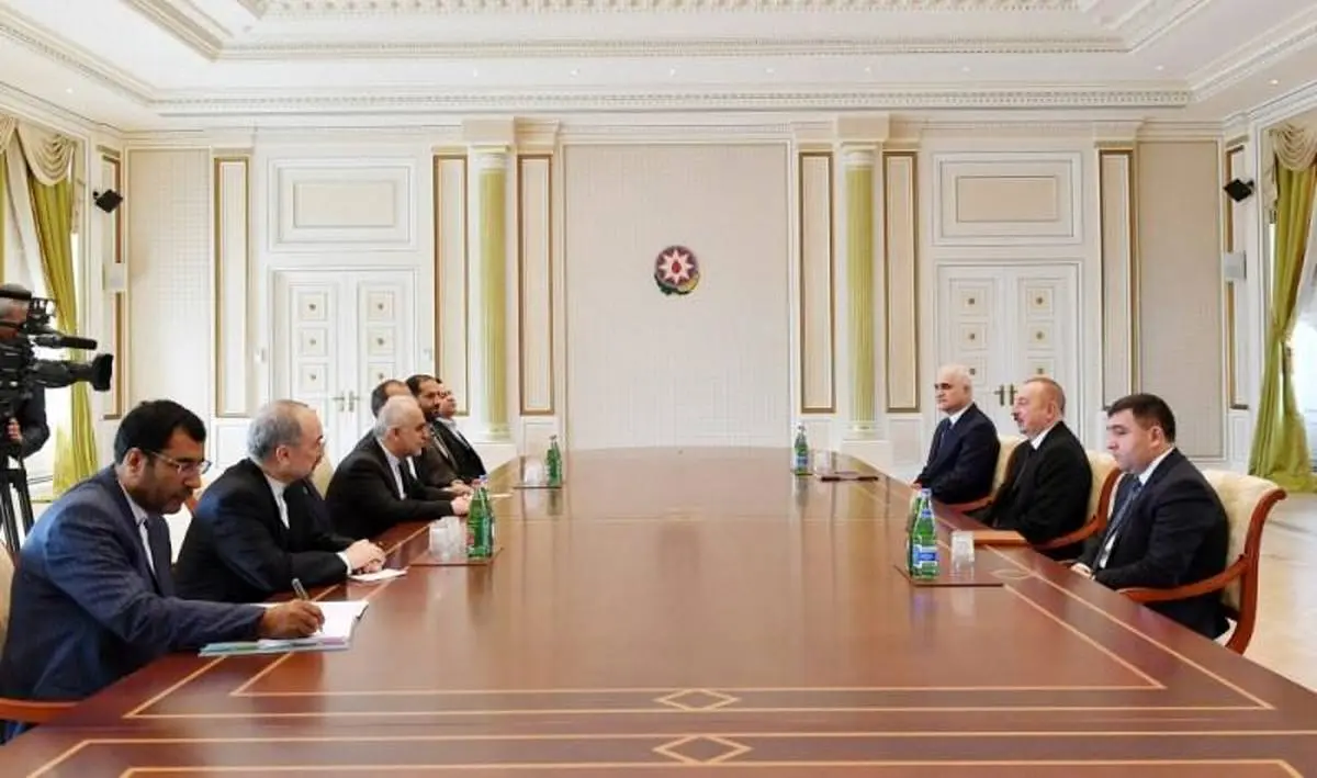 دیدار وزیر اقتصاد کشورمان با رئیس جمهور آذربایجان