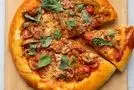 درست کردن پیتزا بدون پنیر و بدن فر / آموزش تهییه پیتزا ایتالیی بدون فر سریع و خوشمزه 