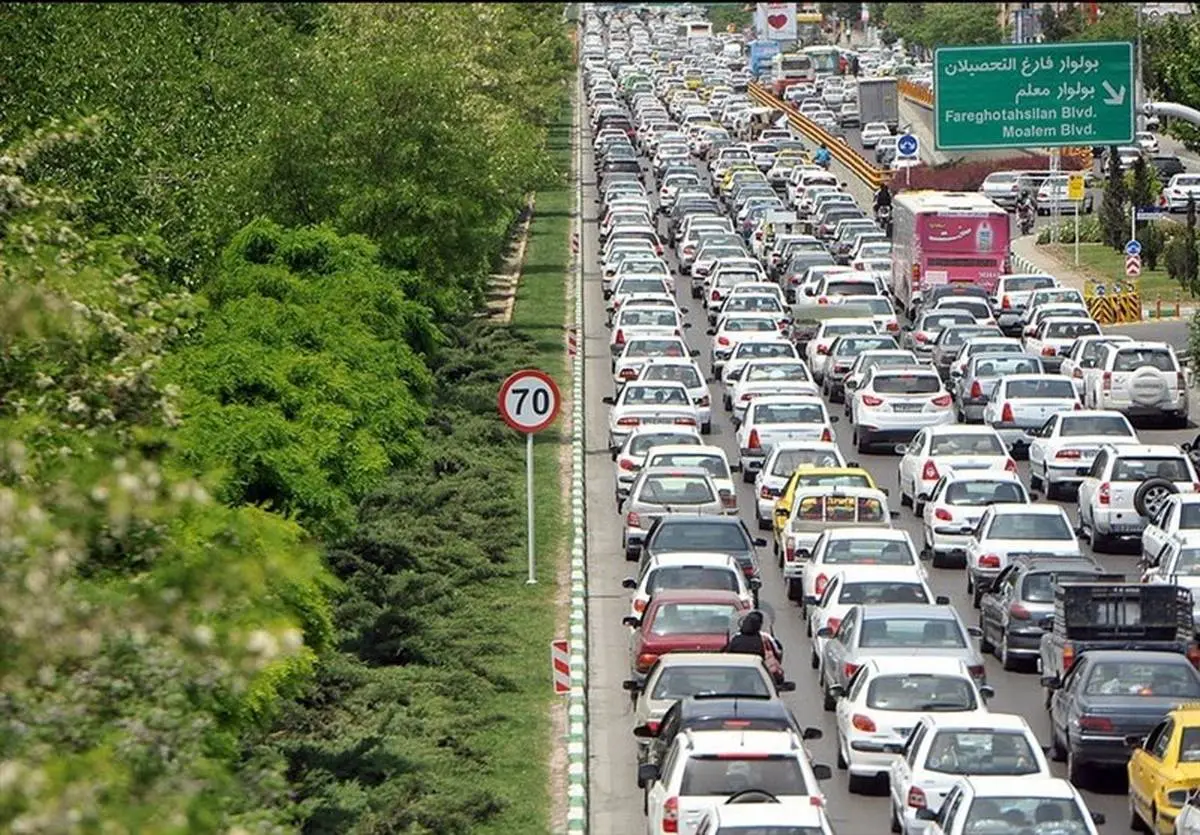 ترافیک در ورودی و خروجی‌‌های مشهد