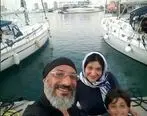 امیر جعغری و همسرش ریما رامین فر در سواحل اروپا+عکس