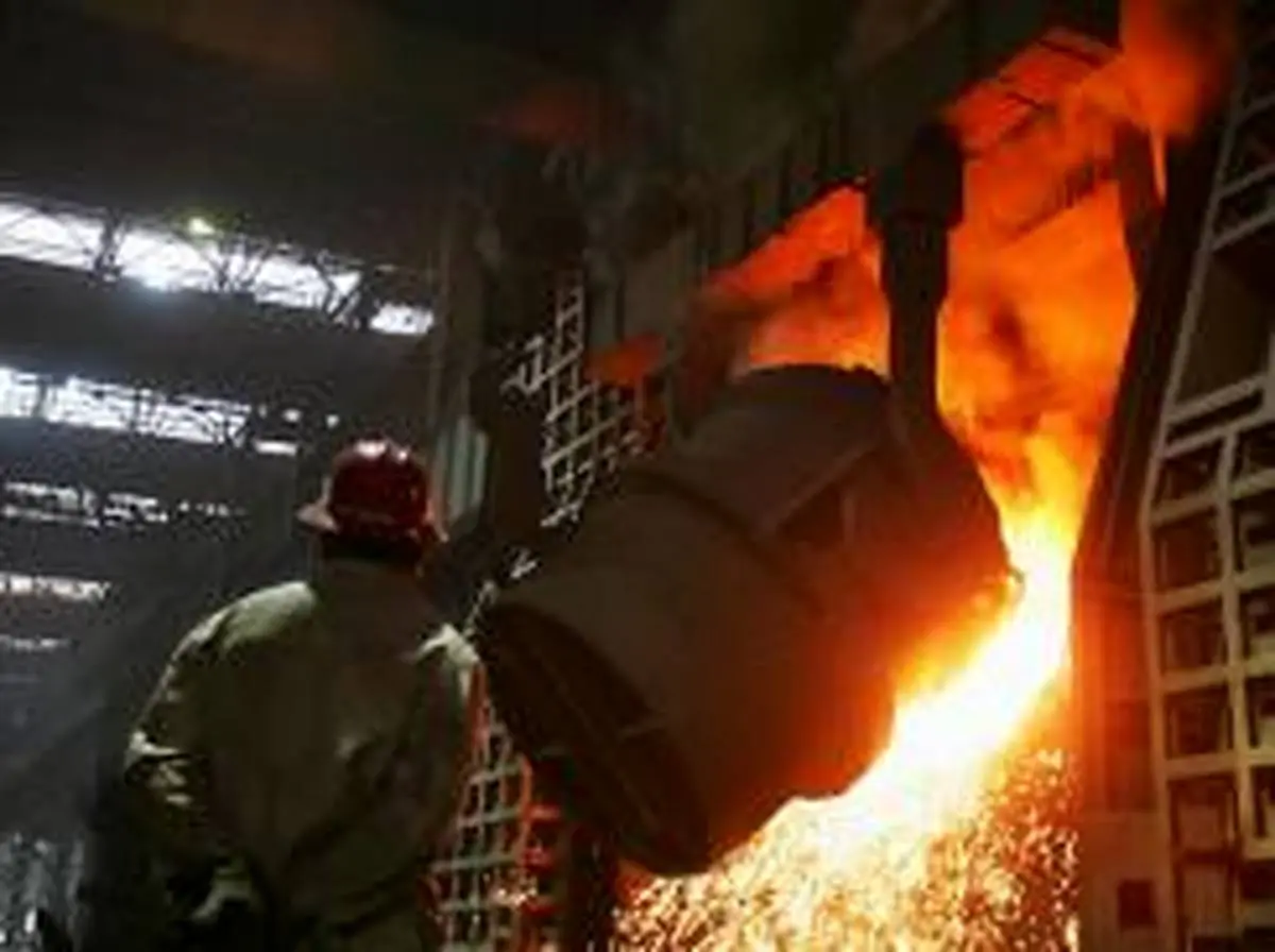 افزایش ۲۰ درصدی تولید فولاد خام ایران