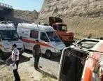 جزئیات واژگونی سرویس کارگران معدن آباده شیراز